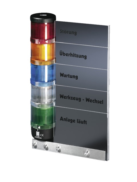 Маркировочная панель для сигнальных колонн, модульных