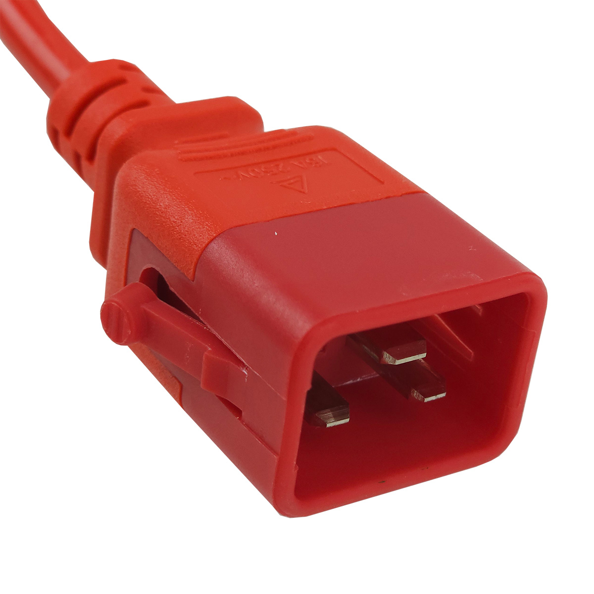 Блоки распределения питания Силовой шнур BNH, IEC 60320 С13, вилка IEC 60320 С20, 0.5 м, 16А, с фиксатором обеих сторон, цвет: красный купить у официального дистрибьютора в Санкт-Петербурге и Москве с доставкой.